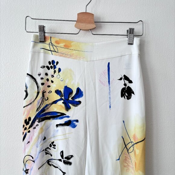 Aritzia Babaton Lincoln Floral Wide Leg Pants - Picture 4 of 7